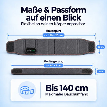 BeltFlow 3 in 1 Wärme- und Massagegurt