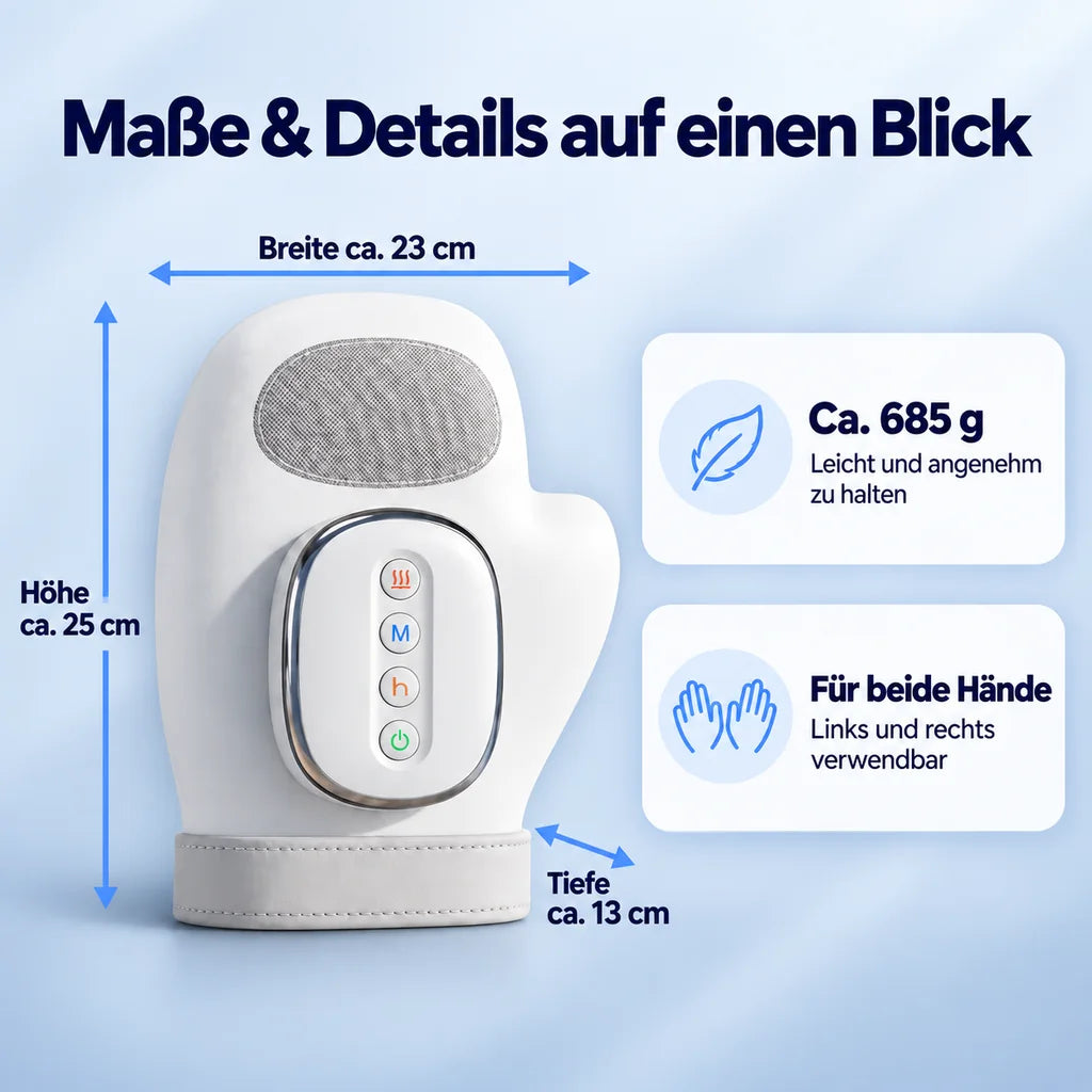 HandFlow 3 in 1 - Massagehandschuh