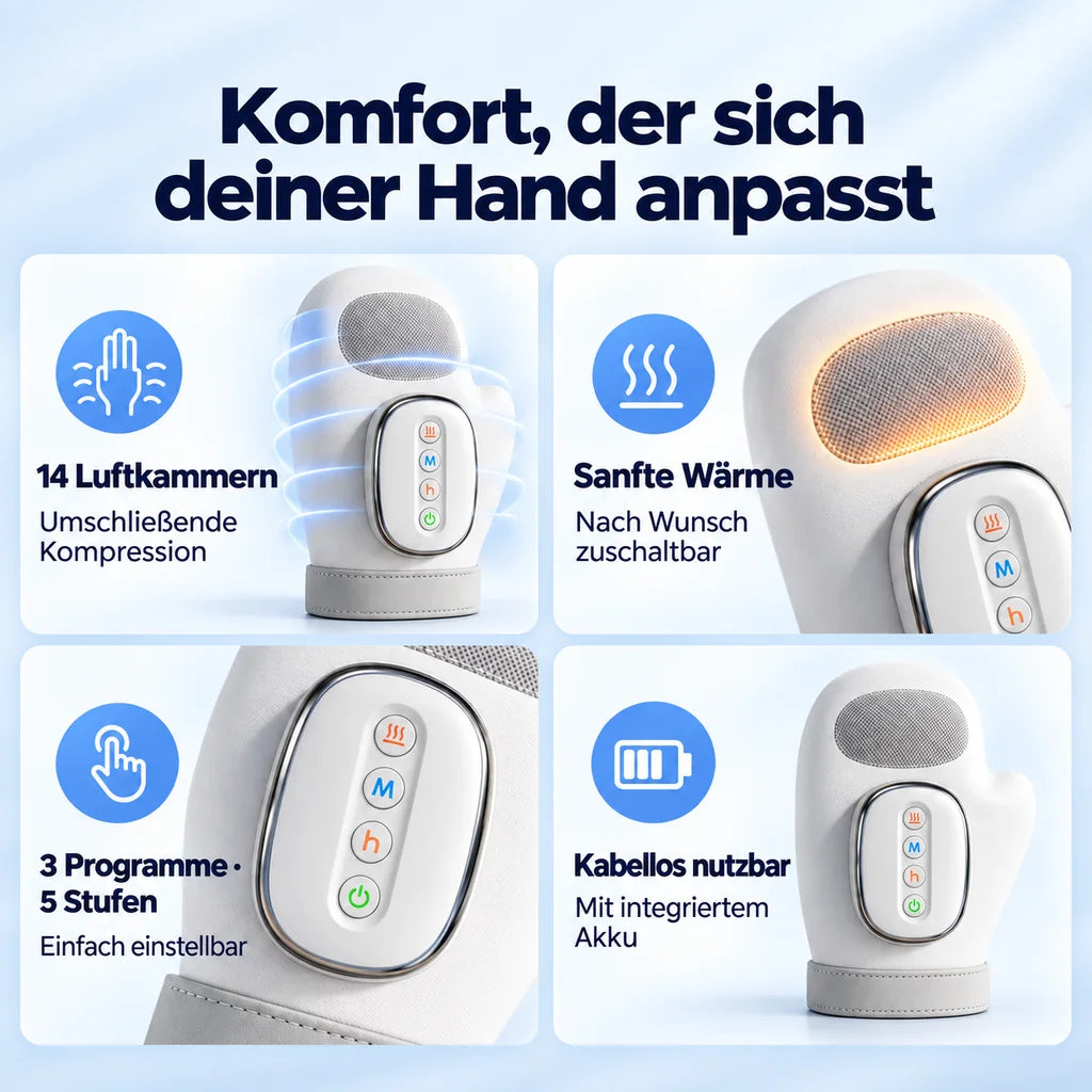 HandFlow 3 in 1 - Massagehandschuh
